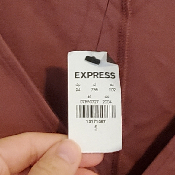 Express Mauve 3/4 Sleeve Dress - Picture 10 of 10